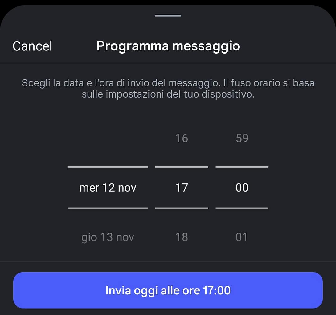 Programmare un DM su Instagram - Novità estate 2025